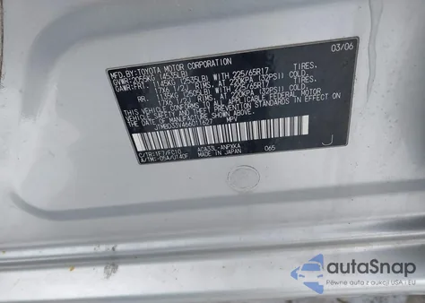 2006 Toyota Rav4 z USA, uszkodzony, nr VIN JTMBD33V466011627